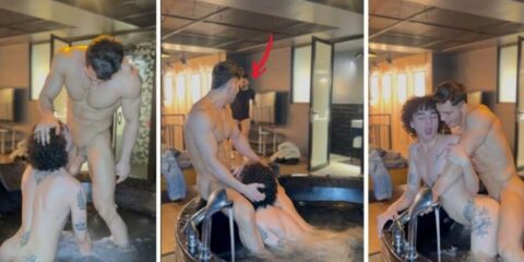 Berk_can34 – a hard and public fucking in the gym hot tub