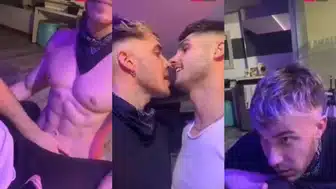 Horny drunk couple goes live on IG after a night out