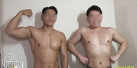 HUNK CHANNEL – INS-1083 – 20代前半のマッチョ2人を集めて3P、ノンストップでハメ倒す