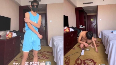 [TW] 脫衣體訓田徑直男運動生 異物塞入自行排出